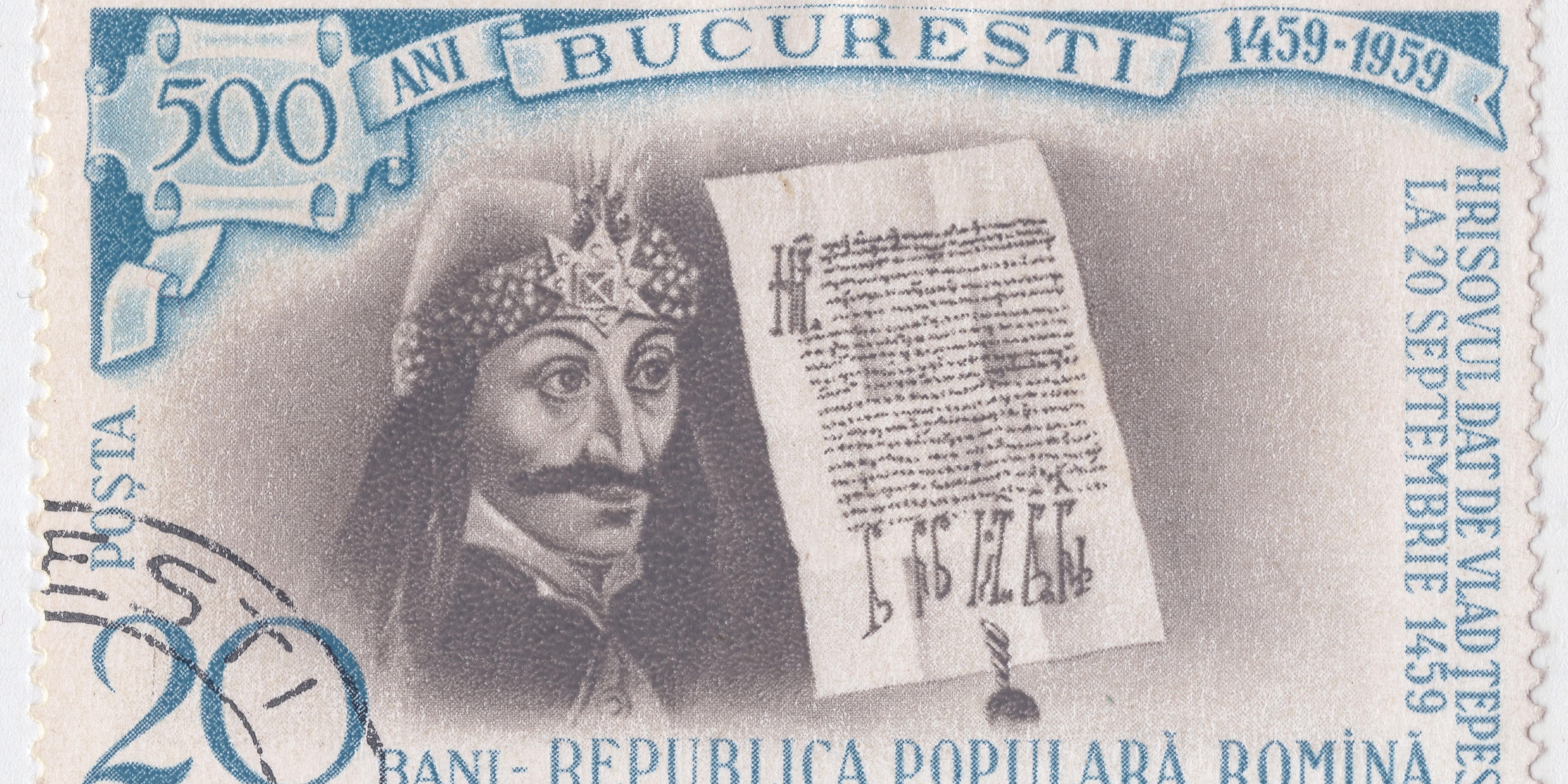 Vlad Tepes Briefmarke Rumänien