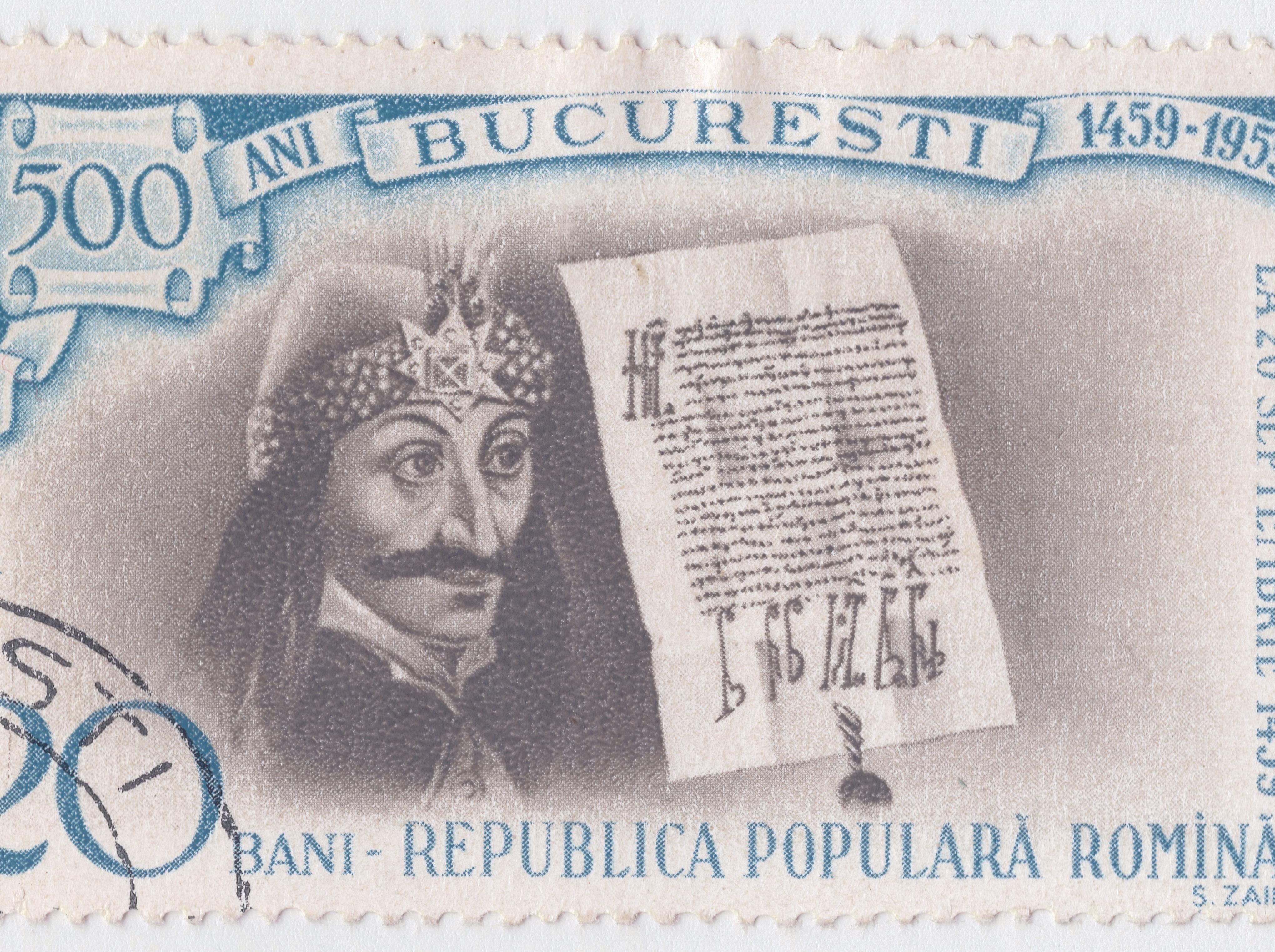Vlad Tepes Briefmarke Rumänien