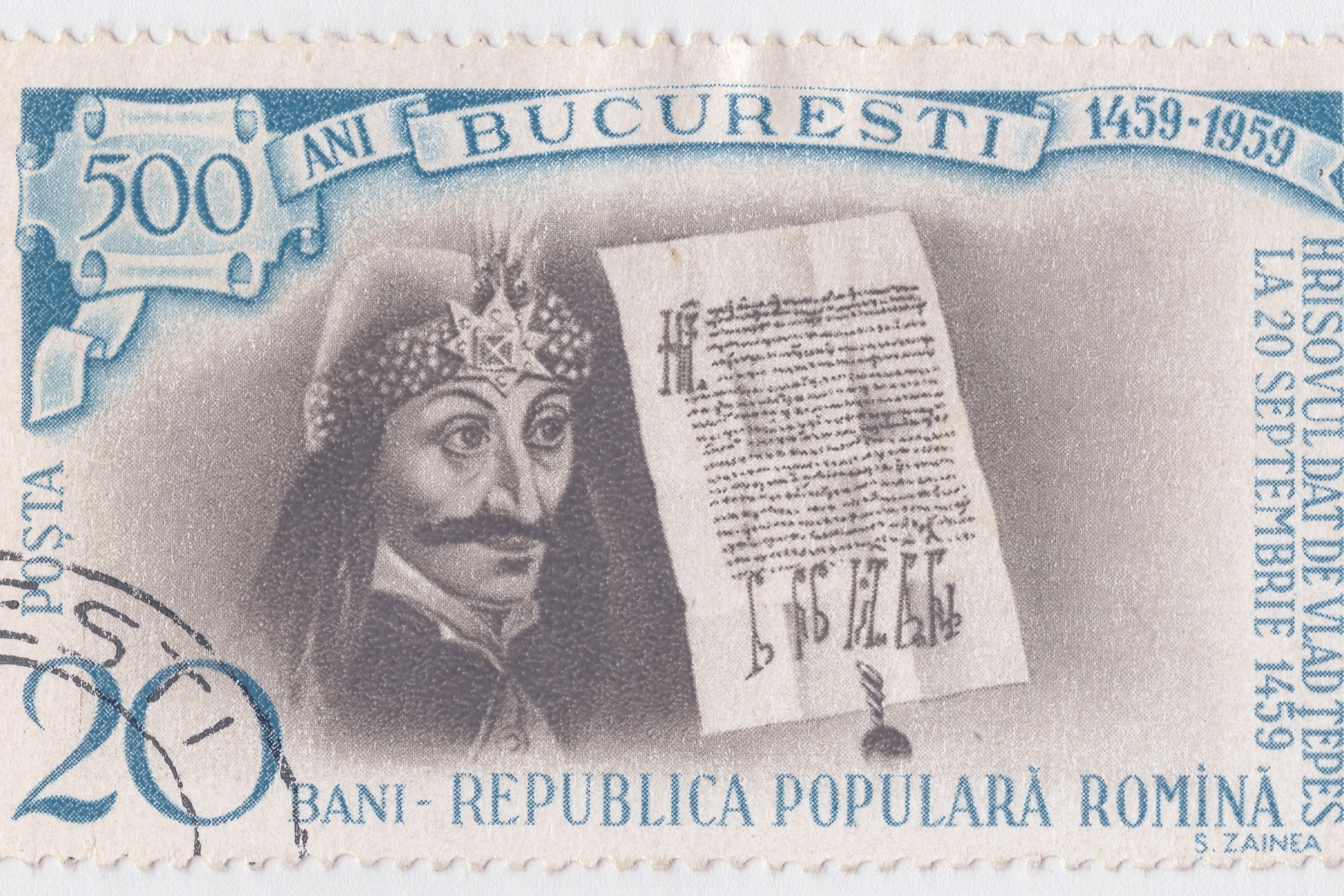 Vlad Tepes Briefmarke Rumänien