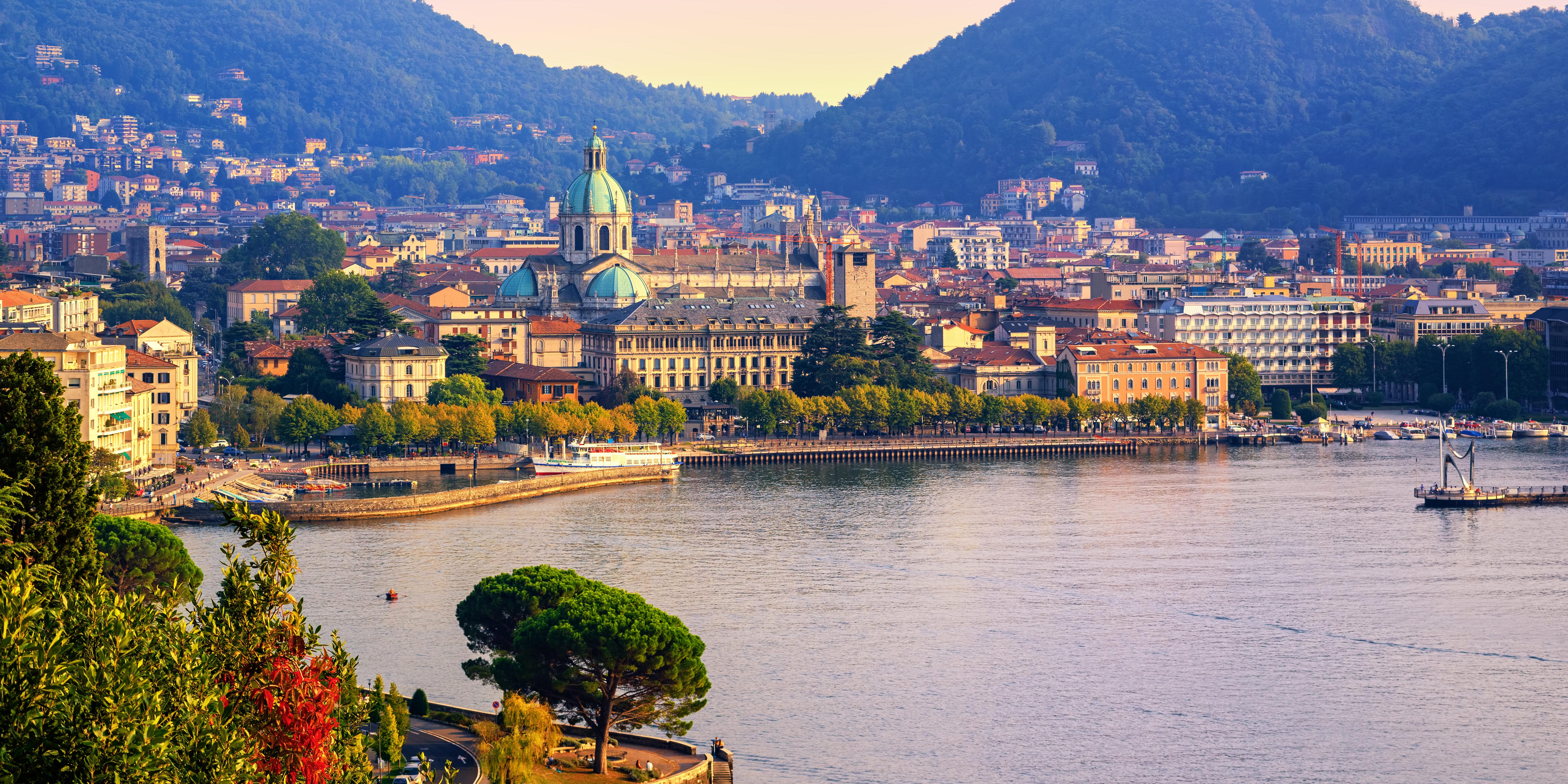 Die Stadt Como gilt als Epizentrum der europäischen Seidenproduktion.