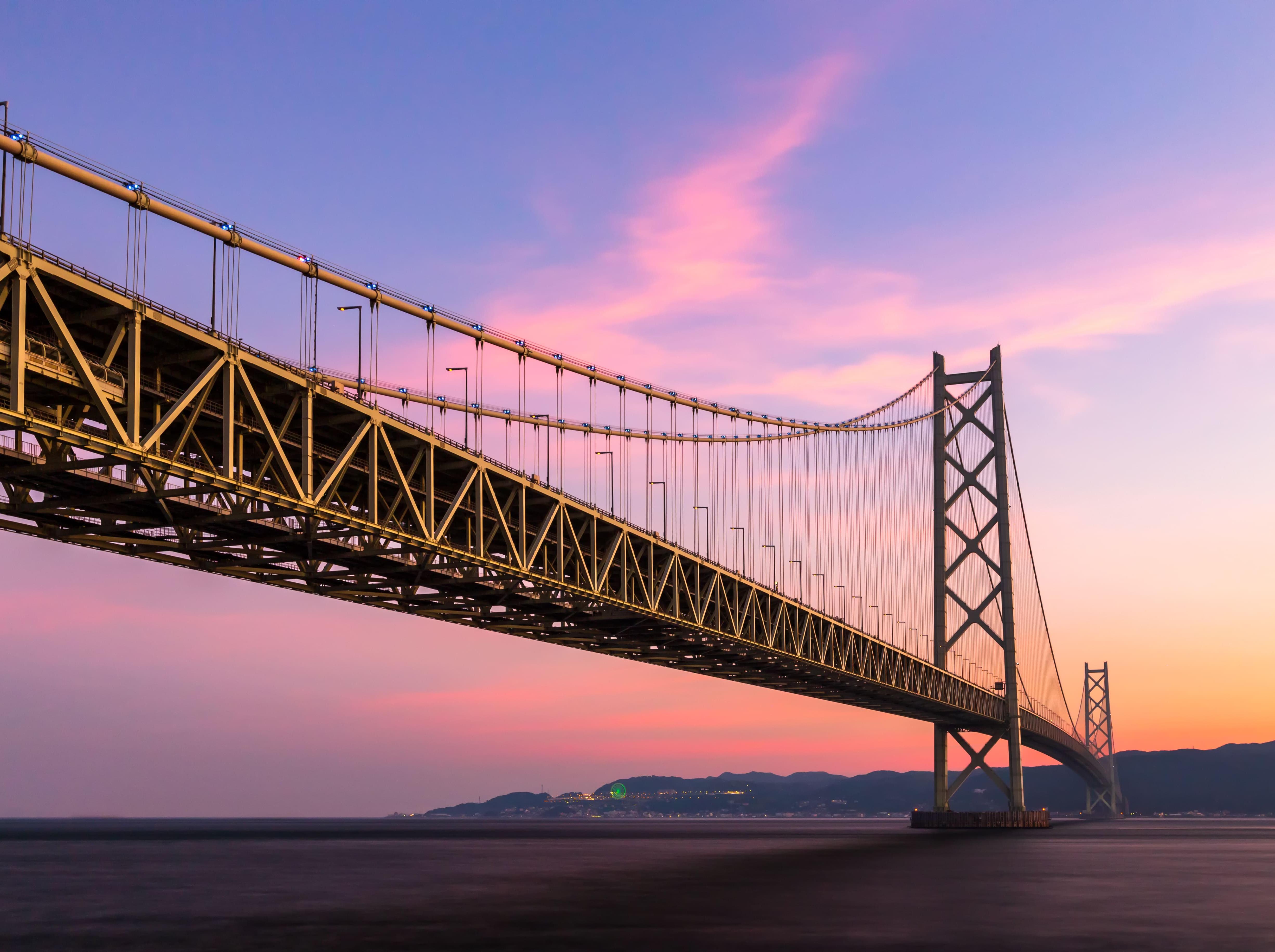 Japan: Akashi-Kaikyo – die (zweit)längste Hängebrücke der W…