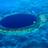 Das Great Blue Hole hat einen Durchmesser von knapp 300 Metern 