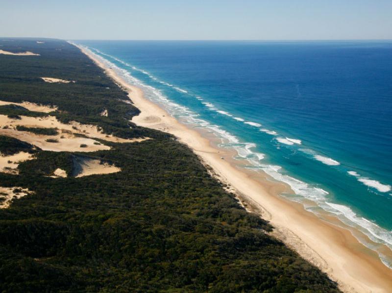 Beach Fraser Island Australien