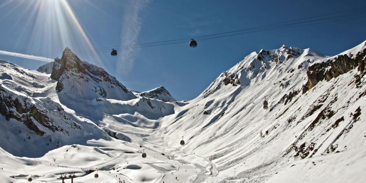Skigebiet Sölden Schnee