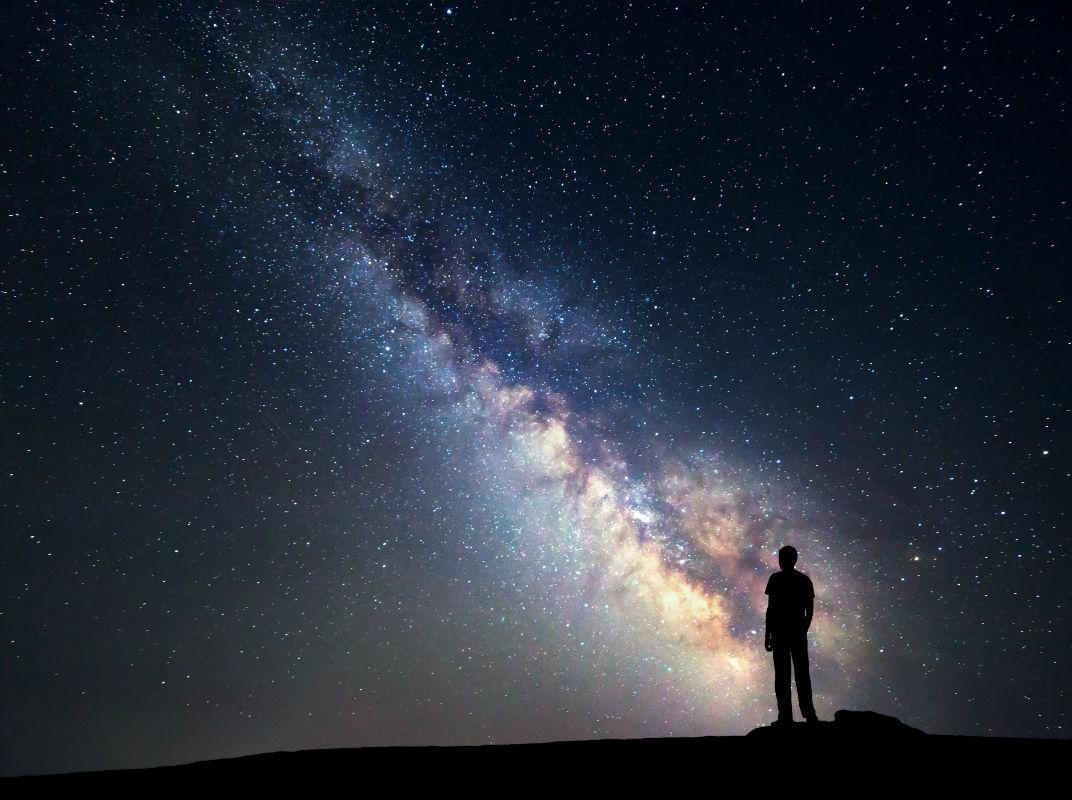 Sternenhimmel mit Milchstraße