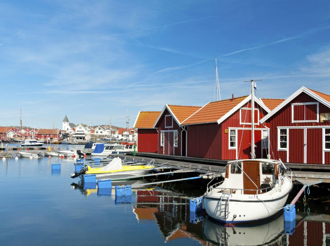 Schweden Häuser See