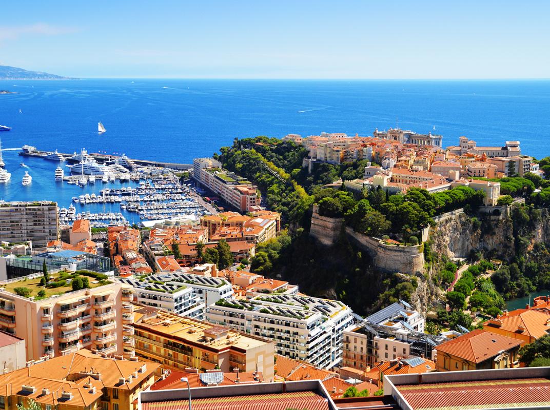 Blick auf Monaco