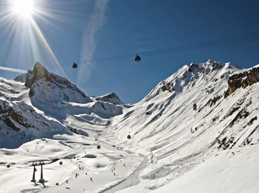 Skigebiet Sölden Schnee