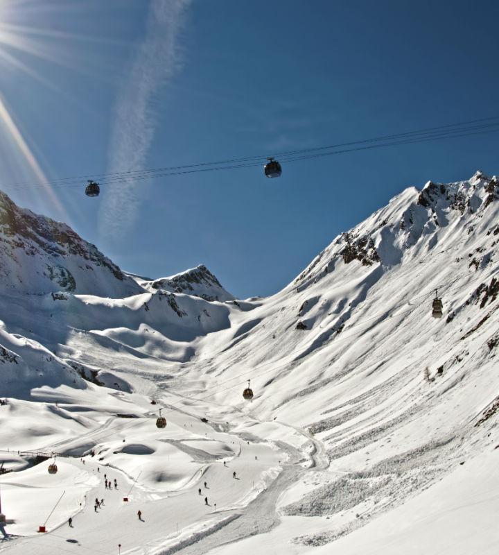 Skigebiet Sölden Schnee