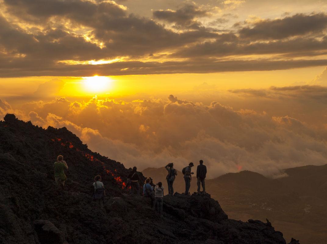 Wandern Berge Ausblick