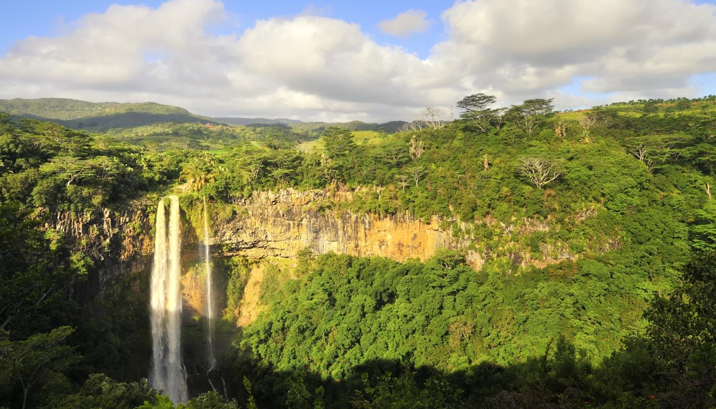 Chamarel-Wasserfall