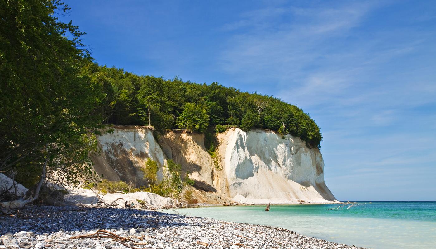 Die majestätischen Kreidefelsen auf Rügen sind weltweit nahezu einzigartig
