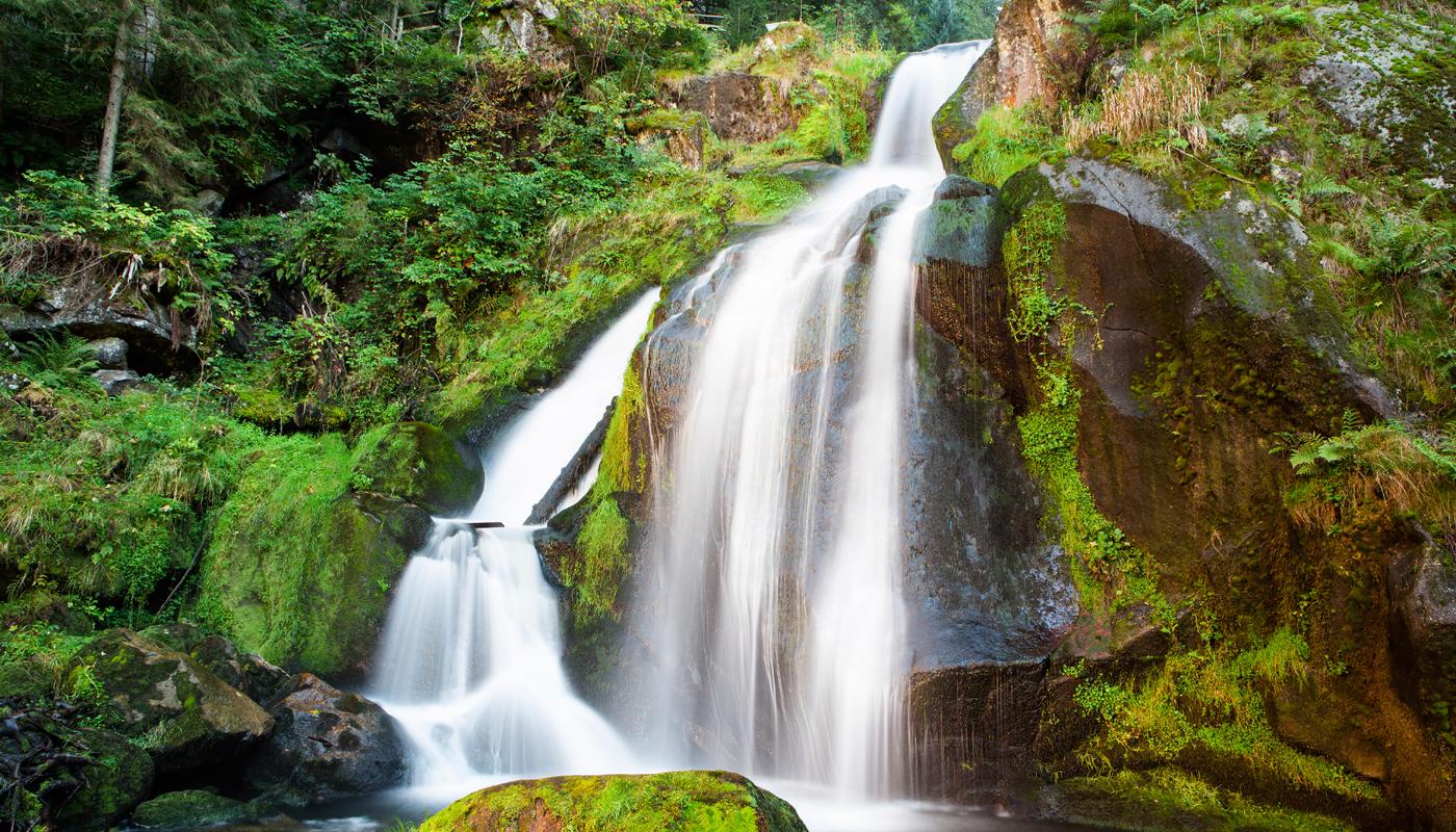 Die Triberger Wasserfälle gehören zu den höchsten Wasserfällen Deutschlands