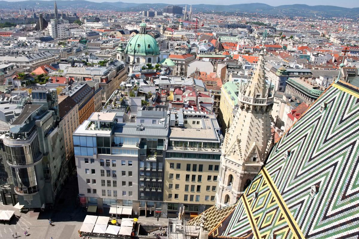 Auf der Wiener Donauinsel feiern