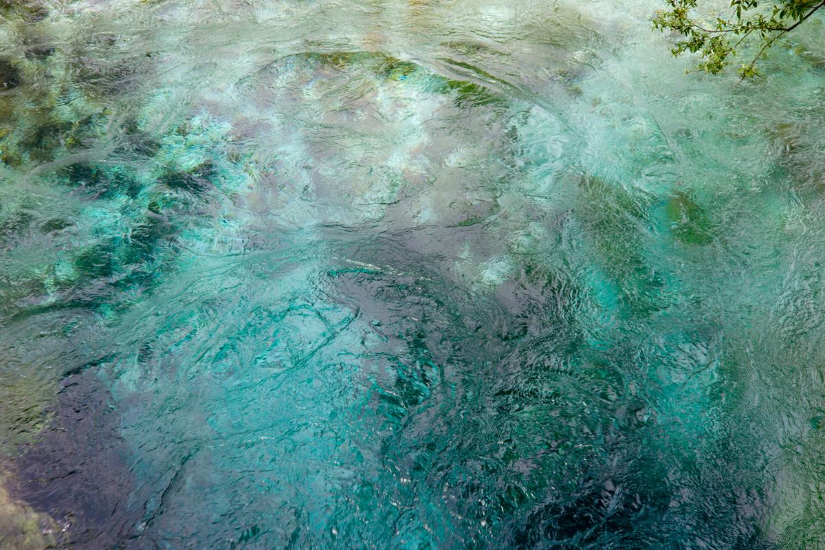 Entspannen an der blauen Quelle 