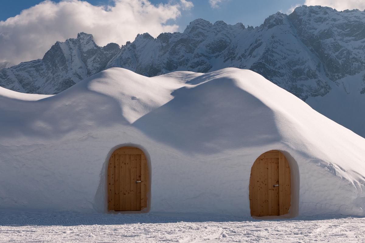 Eisromantik im Iglu