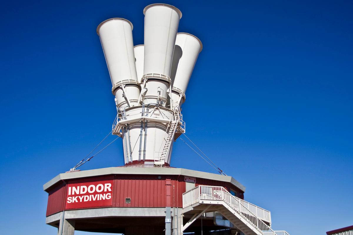 Nichts für Angsthasen: Skydiving im Windtunnel