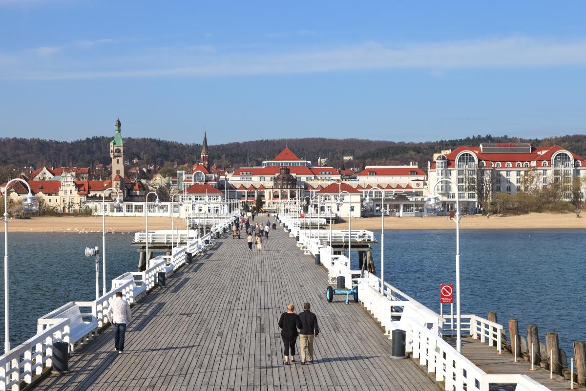 Die schönsten Seebrücken in Europa: Seebrücke Sopot 
