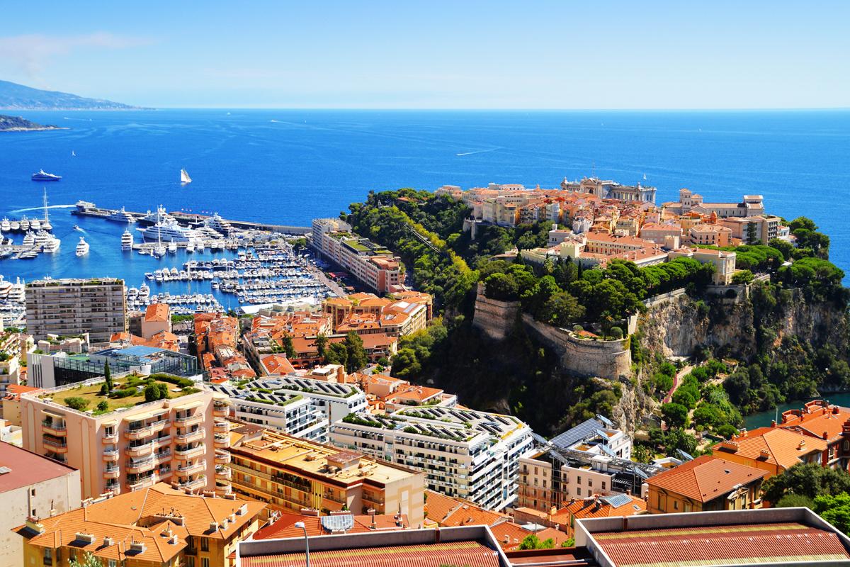Blick auf Monaco
