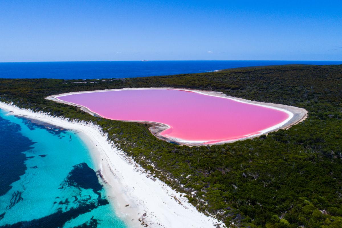 Lake Hillier: Rosafarbener See in Australien