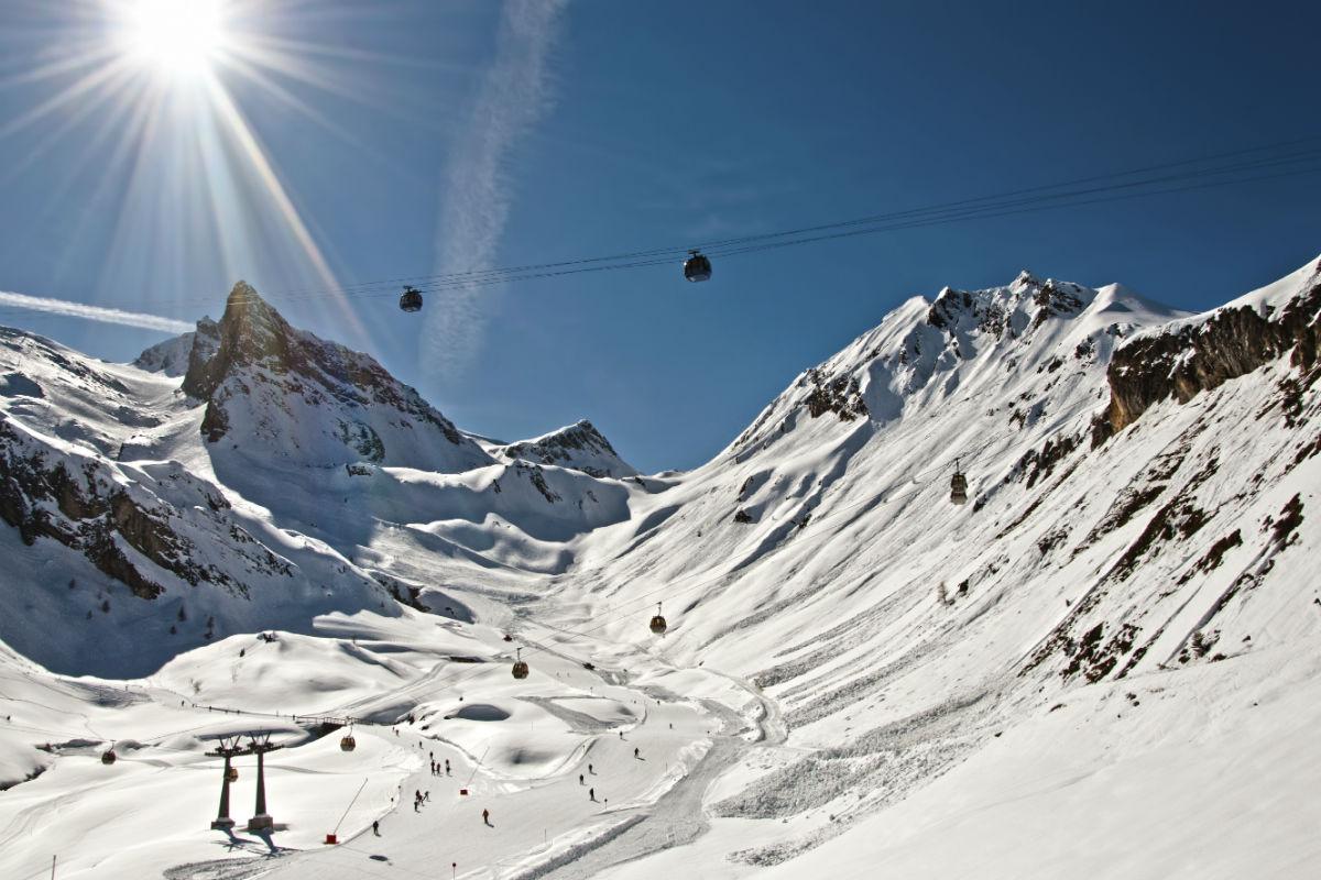 Skigebiet Sölden Schnee