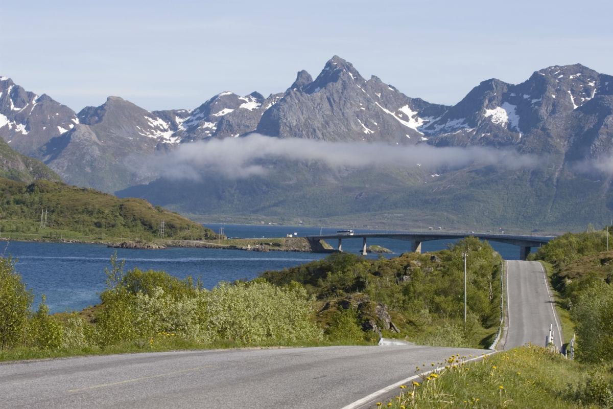 Berge Fjord Norwegen