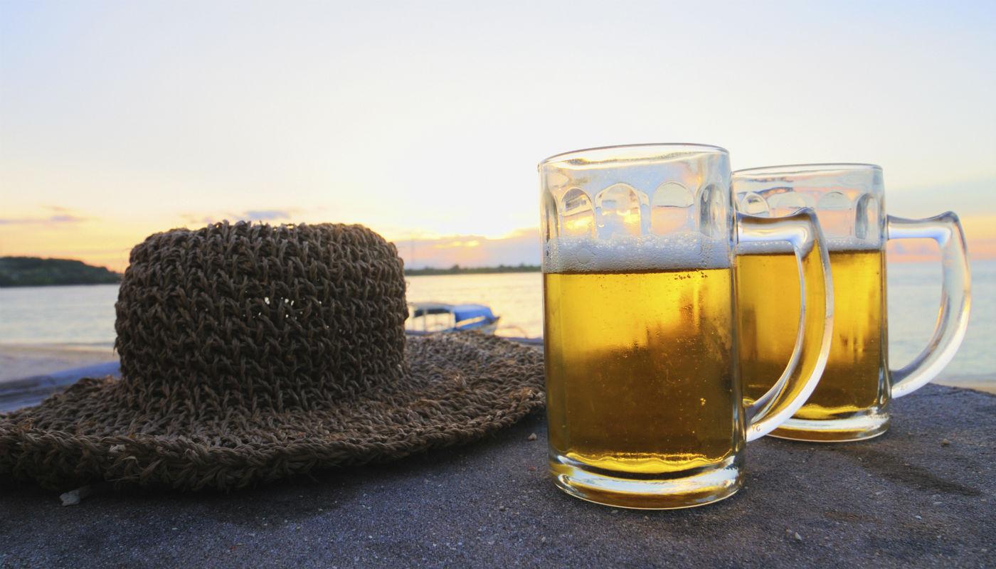 Bier Strand Indonesien 