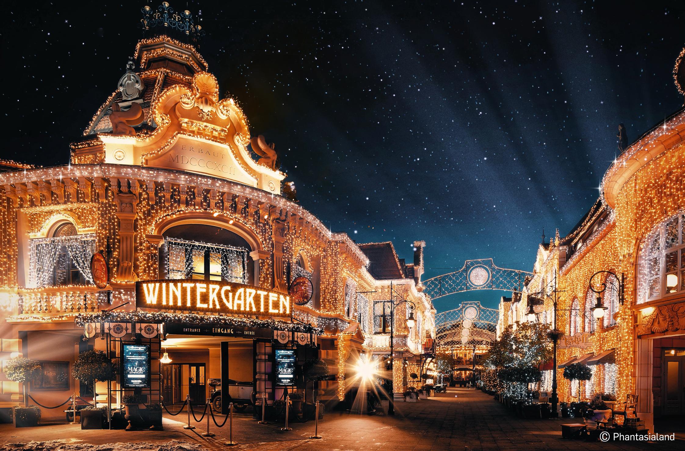 Wintertraum im Freizeitpark Phantasialand